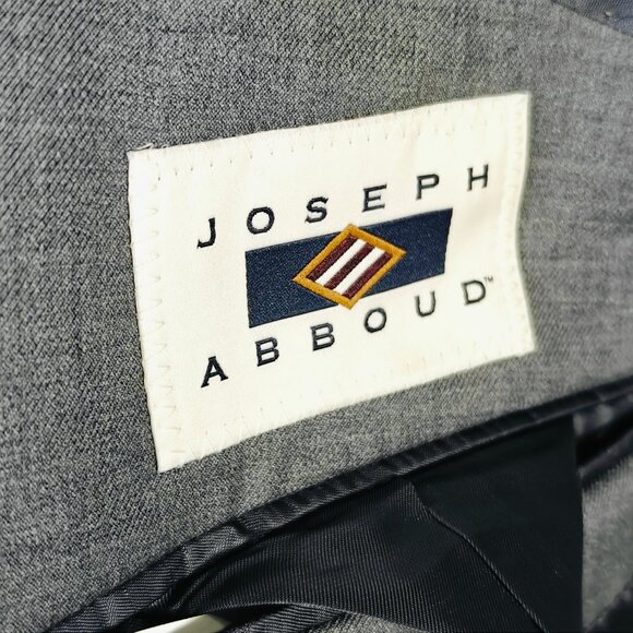 Joseph Abboud Men's Sport Coat Blazer Model 1402/4B‎ Gray Wool Zignone 100s 50L - Picture 16 of 16